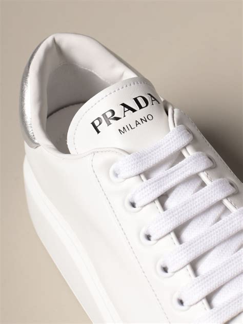 prada weisse sneaker damen|prada shoes for women.